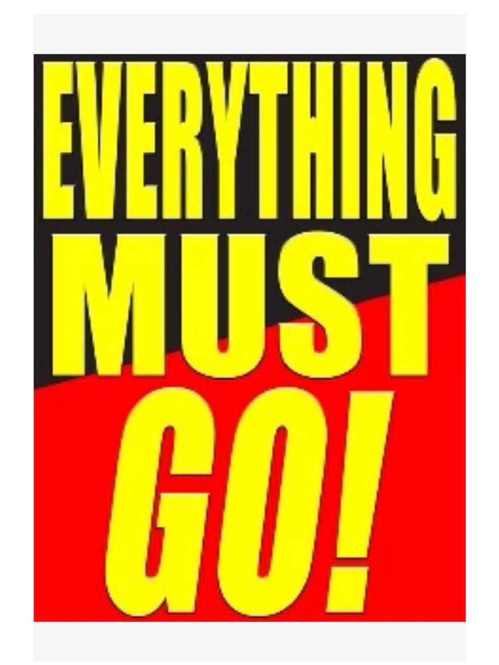 Closet Closing!  Everything Must Go!